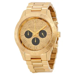 Michael Kors Layton Glitz Gold-tone Crystal Dial Ladies Watch MK5830
