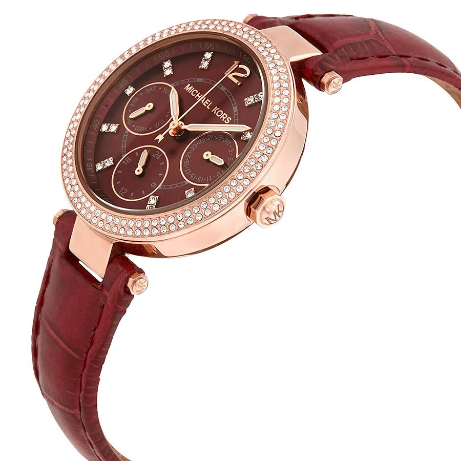 Michael Kors Mini Parker Red Dial Laies Watch MK6451