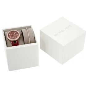 Michael Kors Mini Parker Red Dial Laies Watch MK6451