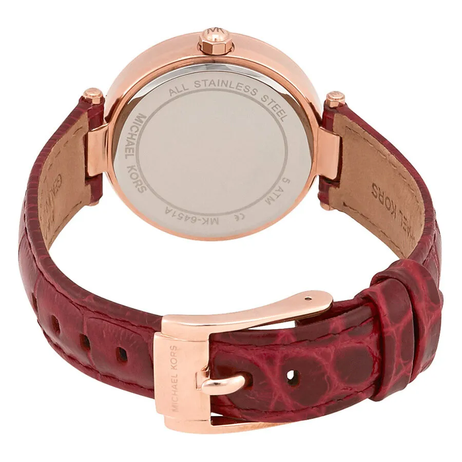 Michael Kors Mini Parker Red Dial Laies Watch MK6451