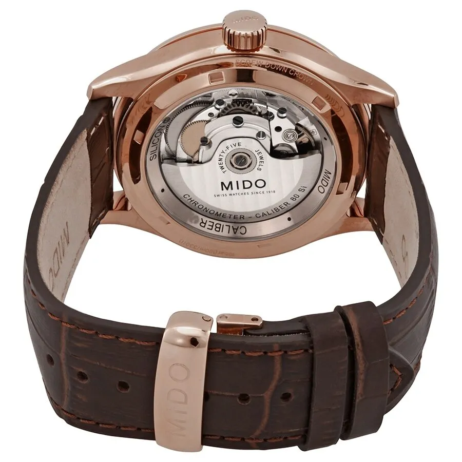 Mido Multifort Automatic White Dial Men's Watch M0384313603100