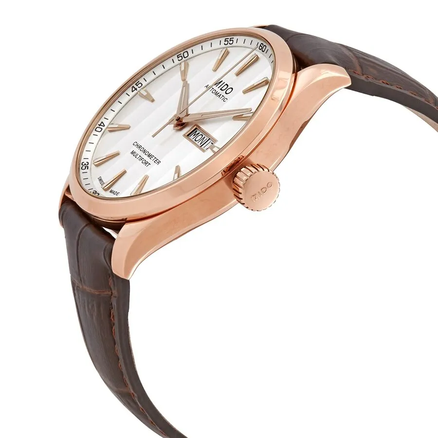Mido Multifort Automatic White Dial Men's Watch M0384313603100