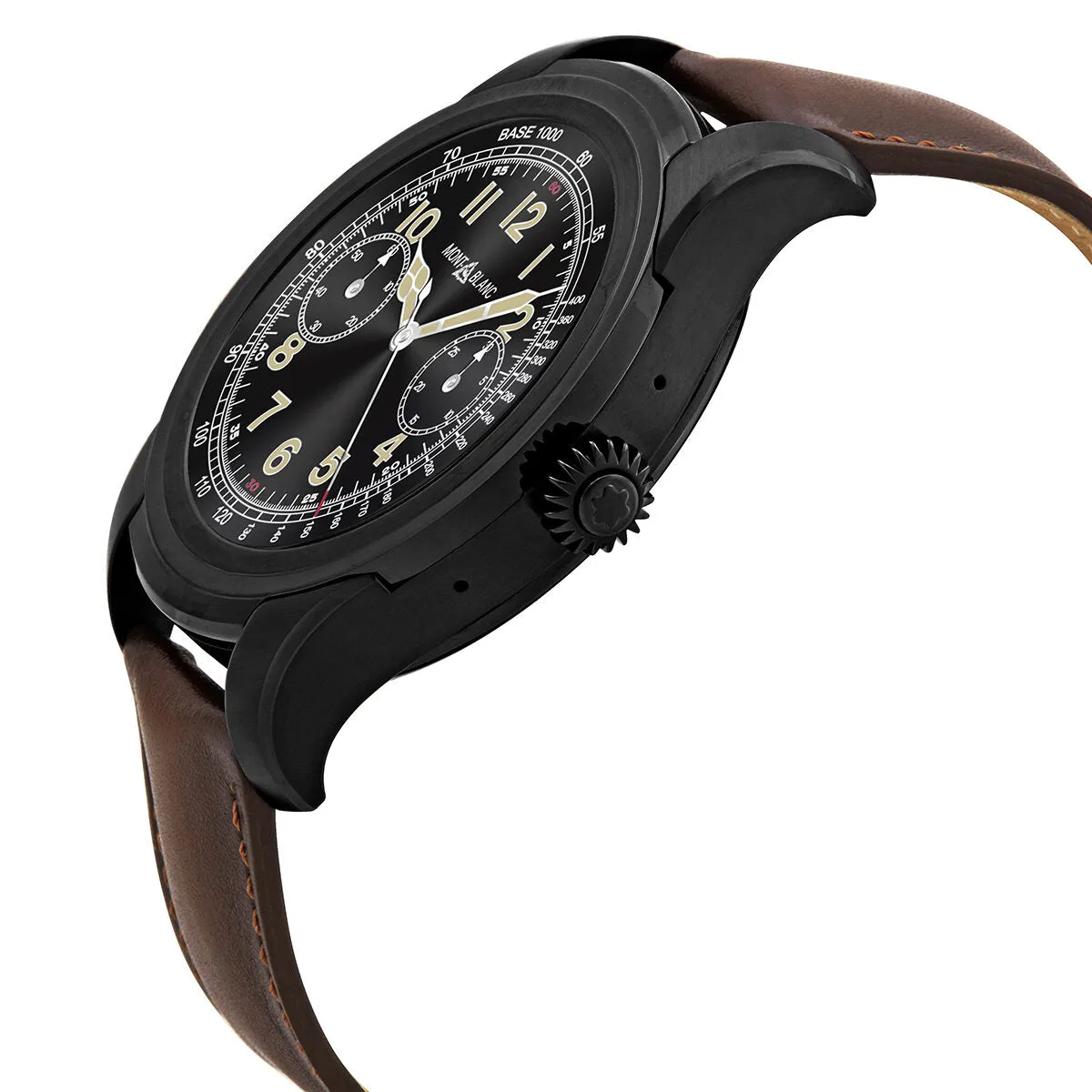 Montblanc Summit Chronograph Quartz Analog-Digital Black Dial SmartWatch 117542