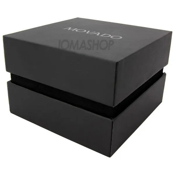 Movado Red Label Black Dial Stainless Steel Ladies Watch 0606107