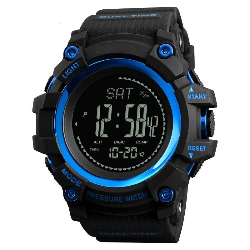Multifunction Sports Watch with a Compass, Altimeter, Barometer and Thermometer