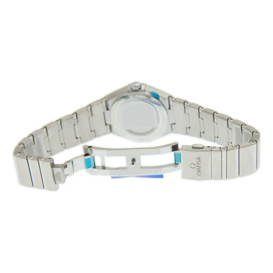 Omega Constellation Manhattan Quartz Diamond Grey Dial Ladies Watch 131.15.28.60.56.001