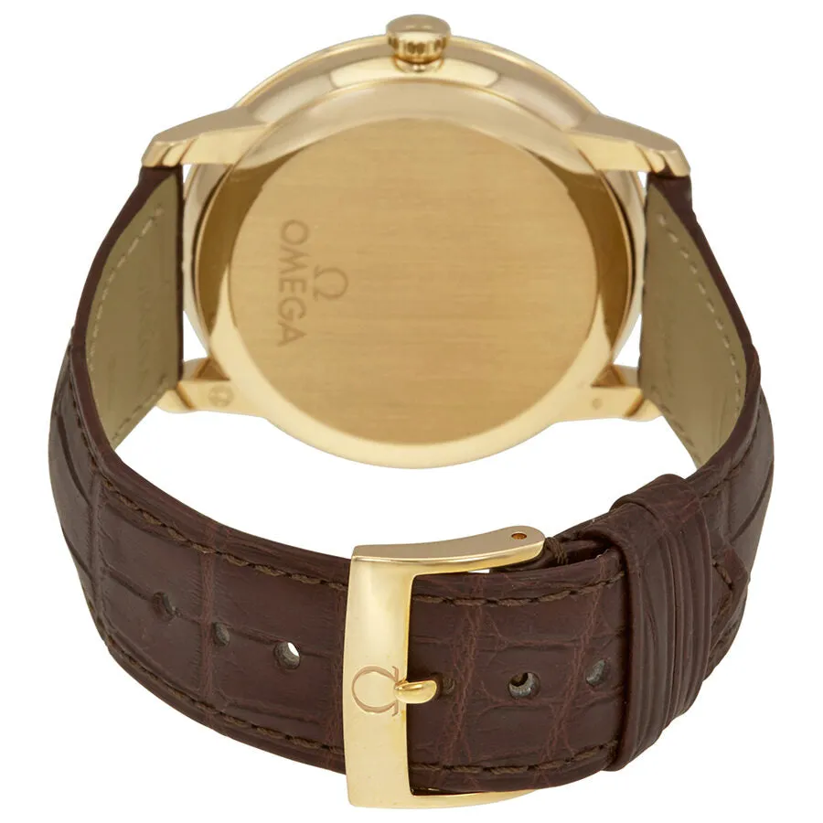 Omega De Ville Prestige Blue Dial Automatic Men's Leather Watch 424.53.40.20.03.002
