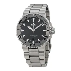 Oris Aquis Date Dark Grey Dial Stainless Steel Men's Watch 733-7653-4153MB 01 733 7653 4153-07 8 26 01PEB