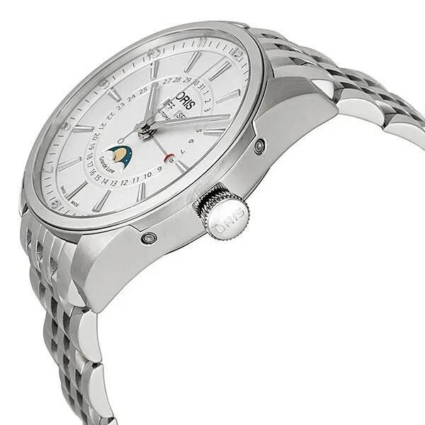 Oris Artix Complication Automatic Silver Dial Stainless Steel Men's Watch 01 915 7643 4051 07 8 21 80