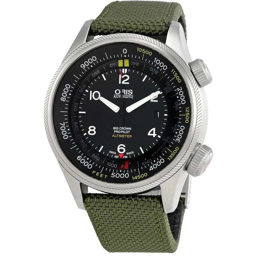 Oris Big Crown Altimeter Automatic Black Dial Men's Watch 733 7705 4164-SET52319FC