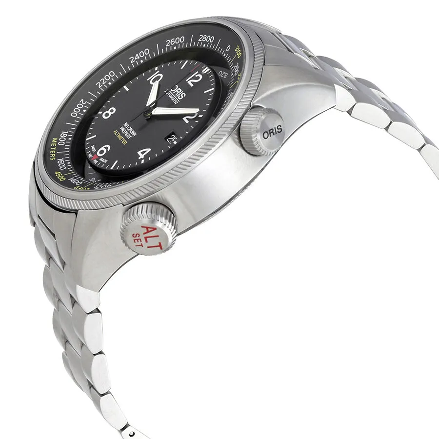 Oris Big Crown ProPilot Black Dial Stainless Steel Men's Watch 733-7705-4164MB 01 733 7705 4164-Set 8 23 19