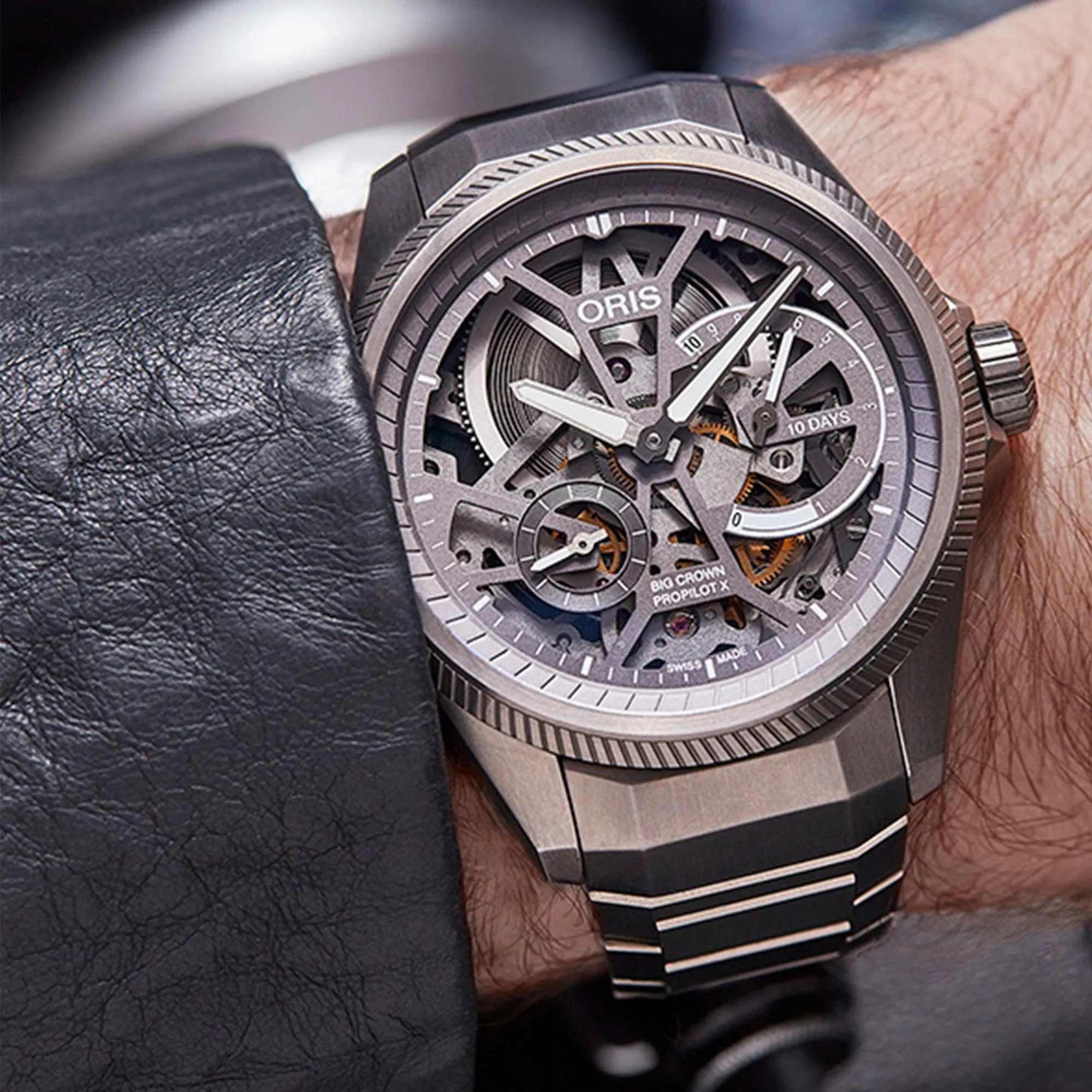 Oris Propilot X Calibre 115 Manual Wind Watch 7759 7153MB