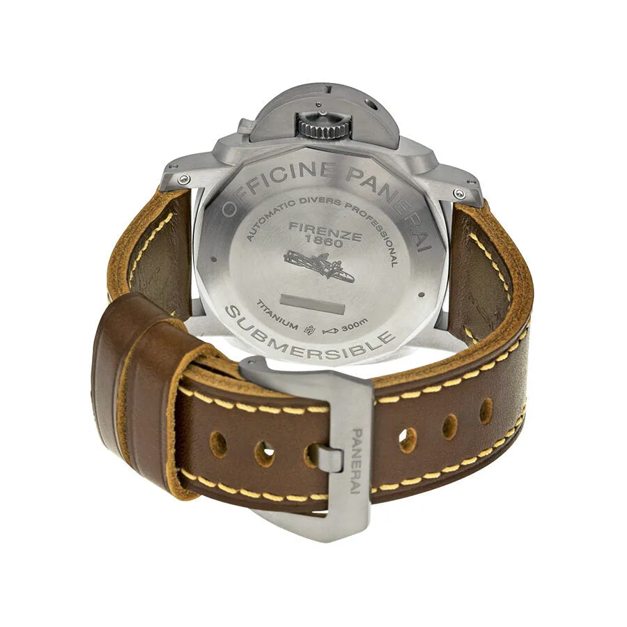 Panerai Luminor 1950 Black Dial Titanium Automatic Men's Watch PAM00569