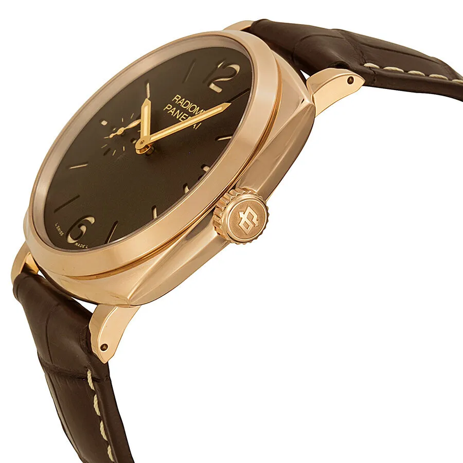 Panerai Radiomir 1940 Brown Dial Brown Leather Men's Watch PAM00513