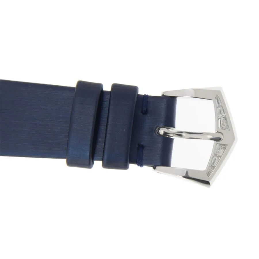 Patek Philippe Calatrava 18kt White Gold Night Blue Dial Ladies Hand Wound Watch 4897/300G-001
