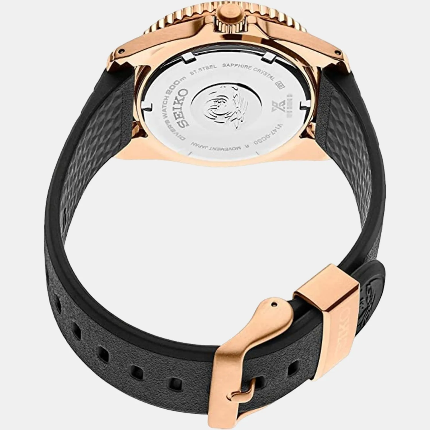 Prospex Men's Black Analog Silicon Watch SNE586P1