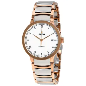 Rado Centrix Automatic  White Dial Two-tone Men's Watch R30036013