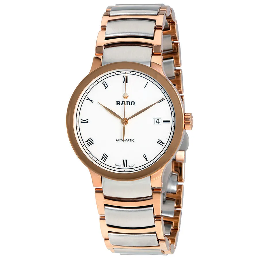Rado Centrix Automatic  White Dial Two-tone Men's Watch R30036013
