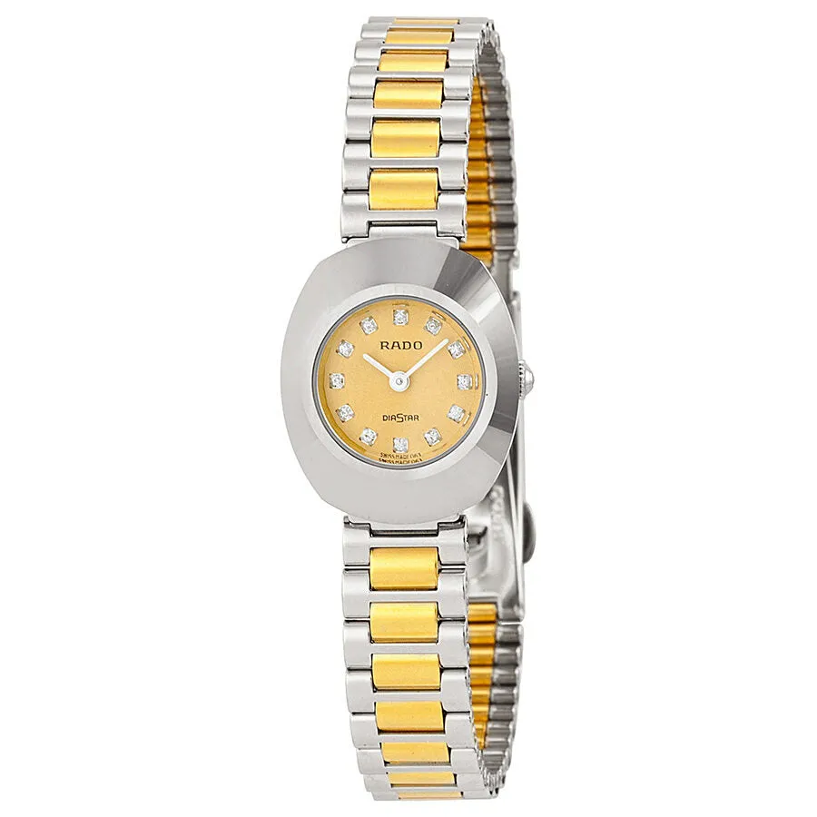 Rado Diastar Gold-Tone Dial Ladies Watch R125558633