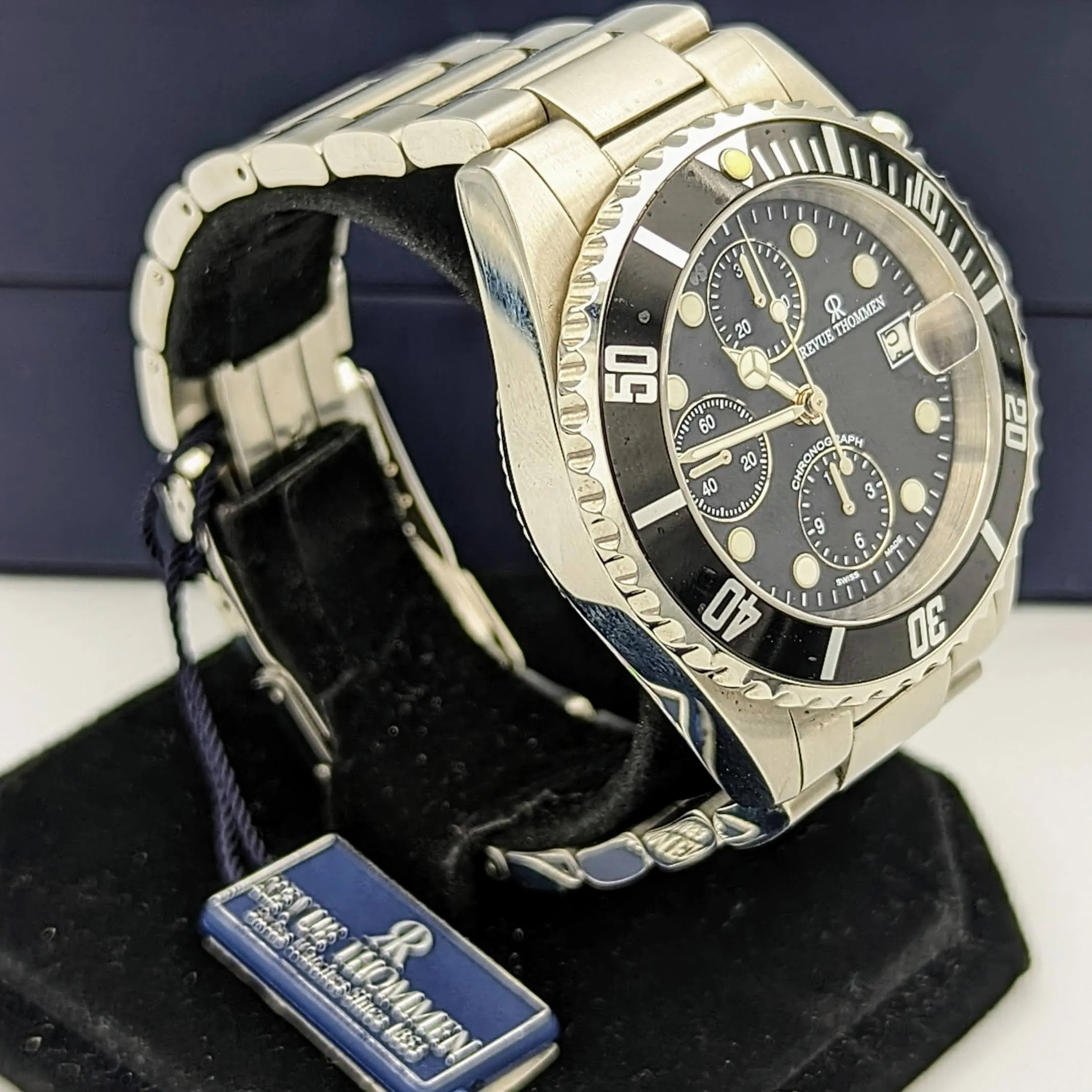 REVUE THOMMEN Diver Automatic Watch 17571.6137 Chronograph Wristwatch in BOX!