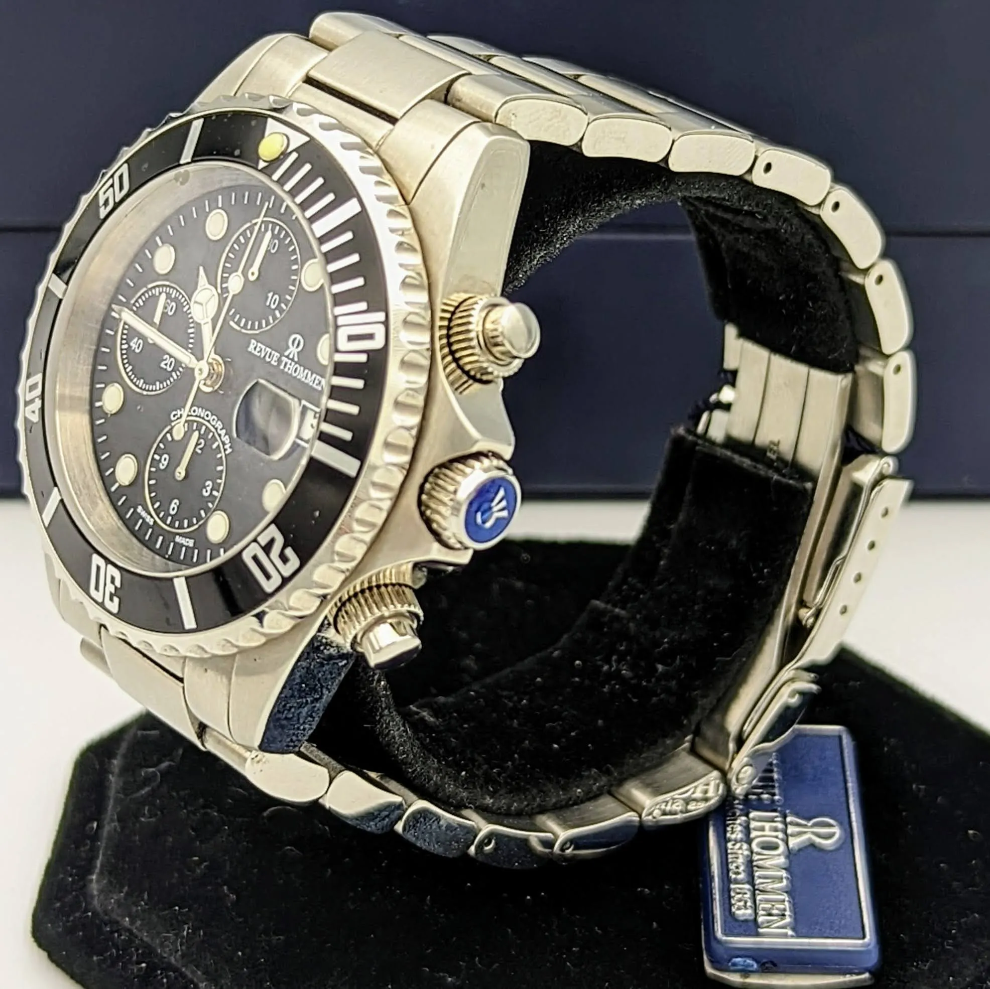 REVUE THOMMEN Diver Automatic Watch 17571.6137 Chronograph Wristwatch in BOX!