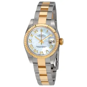 Rolex Datejust 31 Mother of Pearl Diamond Automatic Ladies Watch 178273MRO