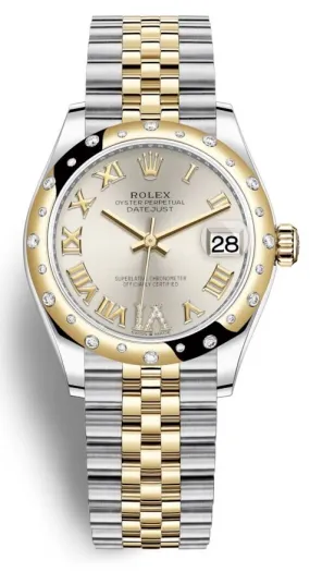 Rolex Datejust 31 Silver Dial Automatic Ladies Steel and 18kt Yellow Gold Jubilee Watch 278343SRDJ