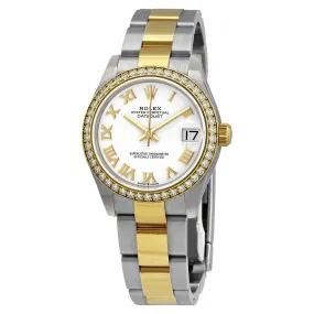 Rolex Datejust 31 White Dial Automatic Ladies Steel and 18kt Yellow Gold Oyster Watch 278383WRO