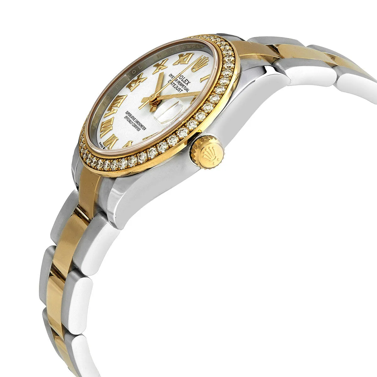 Rolex Datejust 31 White Dial Automatic Ladies Steel and 18kt Yellow Gold Oyster Watch 278383WRO