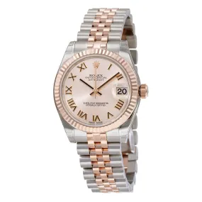 Rolex Datejust Lady 31 Pink Dial Stainless Steel and 18K Everose Gold Jubilee Bracelet Automatic Watch 178271PRJ