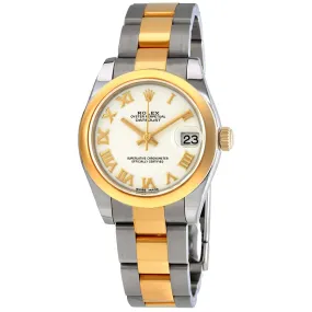 Rolex Datejust Lady 31 White Dial Stainless Steel and 18K Yellow Gold Oyster Bracelet Automatic Watch 178243WRO