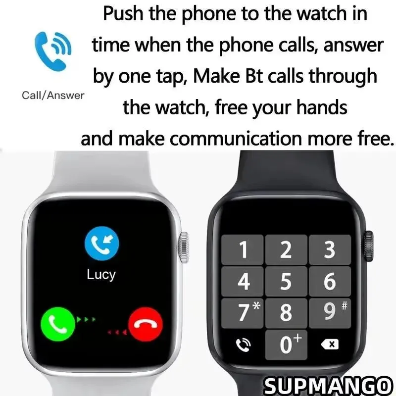 S8 Smart Watch – Bluetooth Calling, Health & Fitness Tracker, Sports Smartwatch for Men & Women (X7/X8 Series)