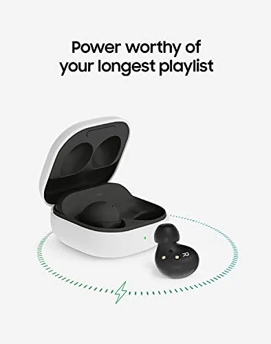 SAMSUNG Galaxy Buds 2 True Wireless Earbuds Noise Cancelling Ambient Sound Bluetooth Lightweight Comfort Fit Touch Control US Version, Graphite