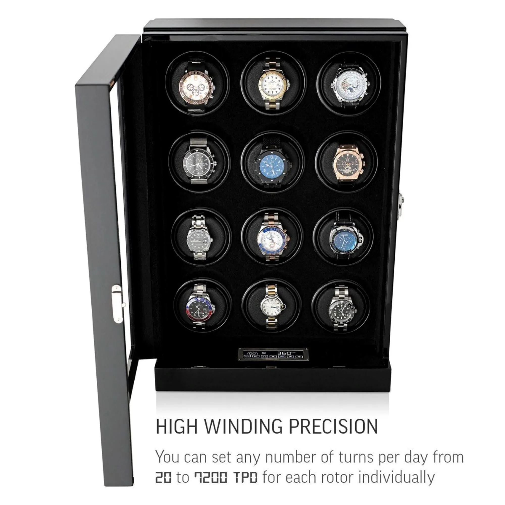 Seconds - Sydney Watch Winder for 12 Watches (a)