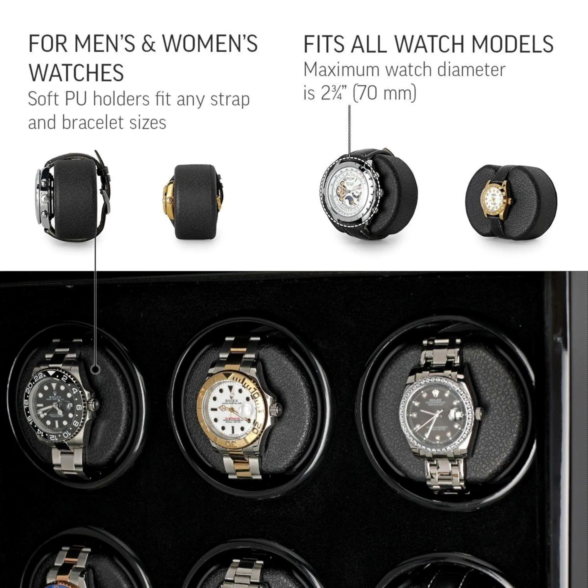 Seconds - Sydney Watch Winder for 12 Watches (a)