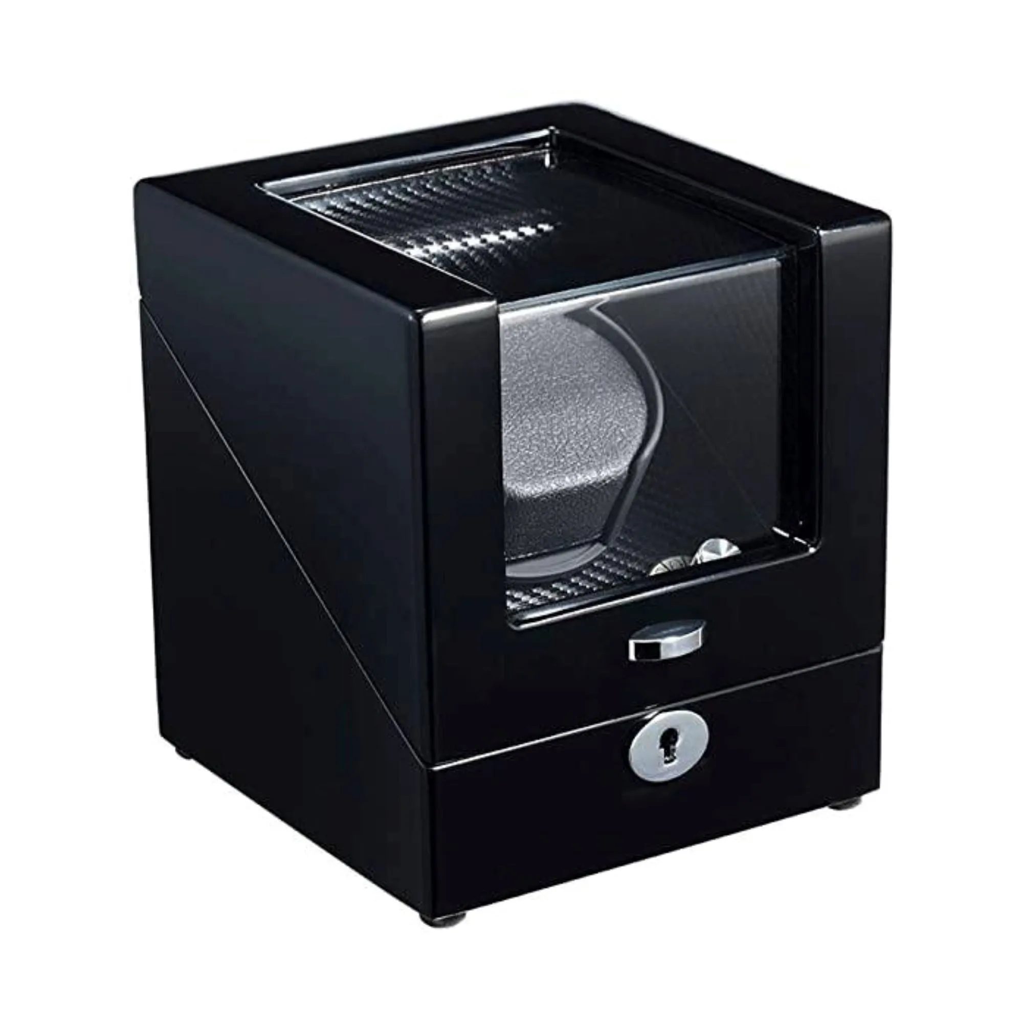 Seconds - Waratah Watch Winder Box for 1 Watch in Black (b)