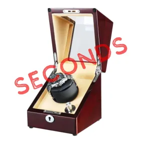 Seconds - Waratah Watch Winder Box for 1 Watch in Mahogany (l)