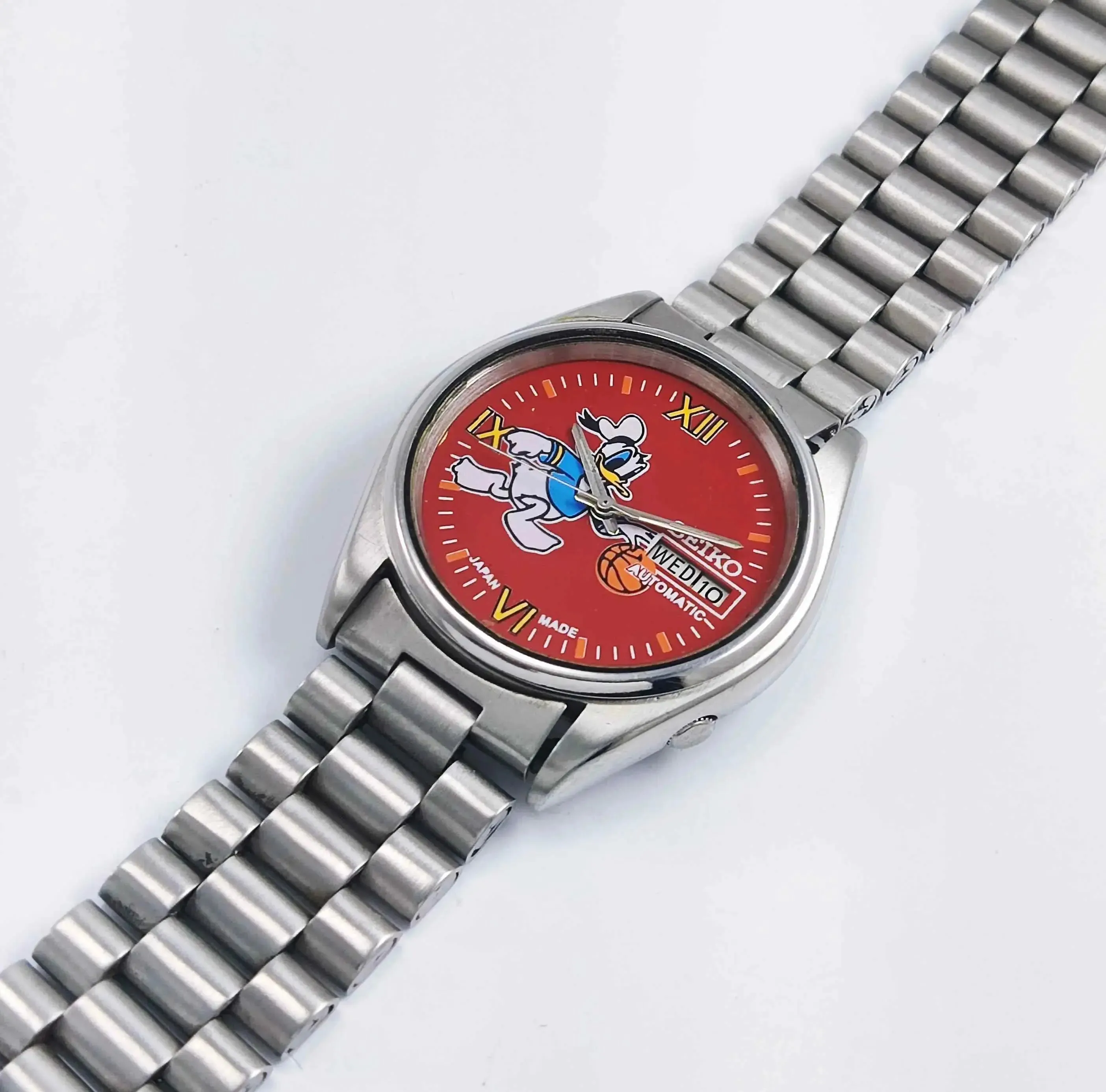 Seiko Automatic 6309A Red Dial 17 Jewels Men's Watch