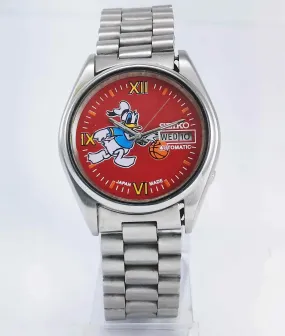Seiko Automatic 6309A Red Dial 17 Jewels Men's Watch