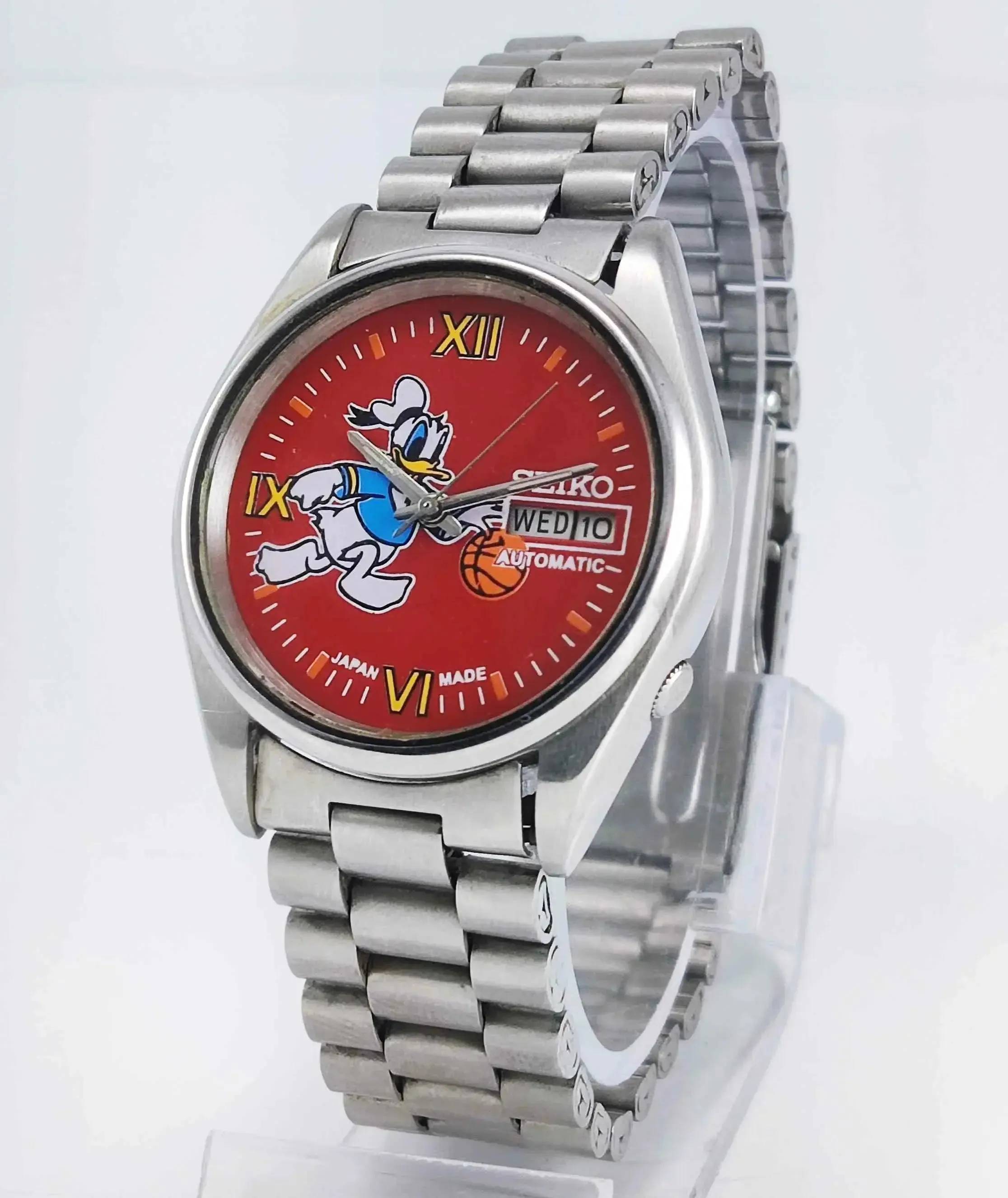 Seiko Automatic 6309A Red Dial 17 Jewels Men's Watch