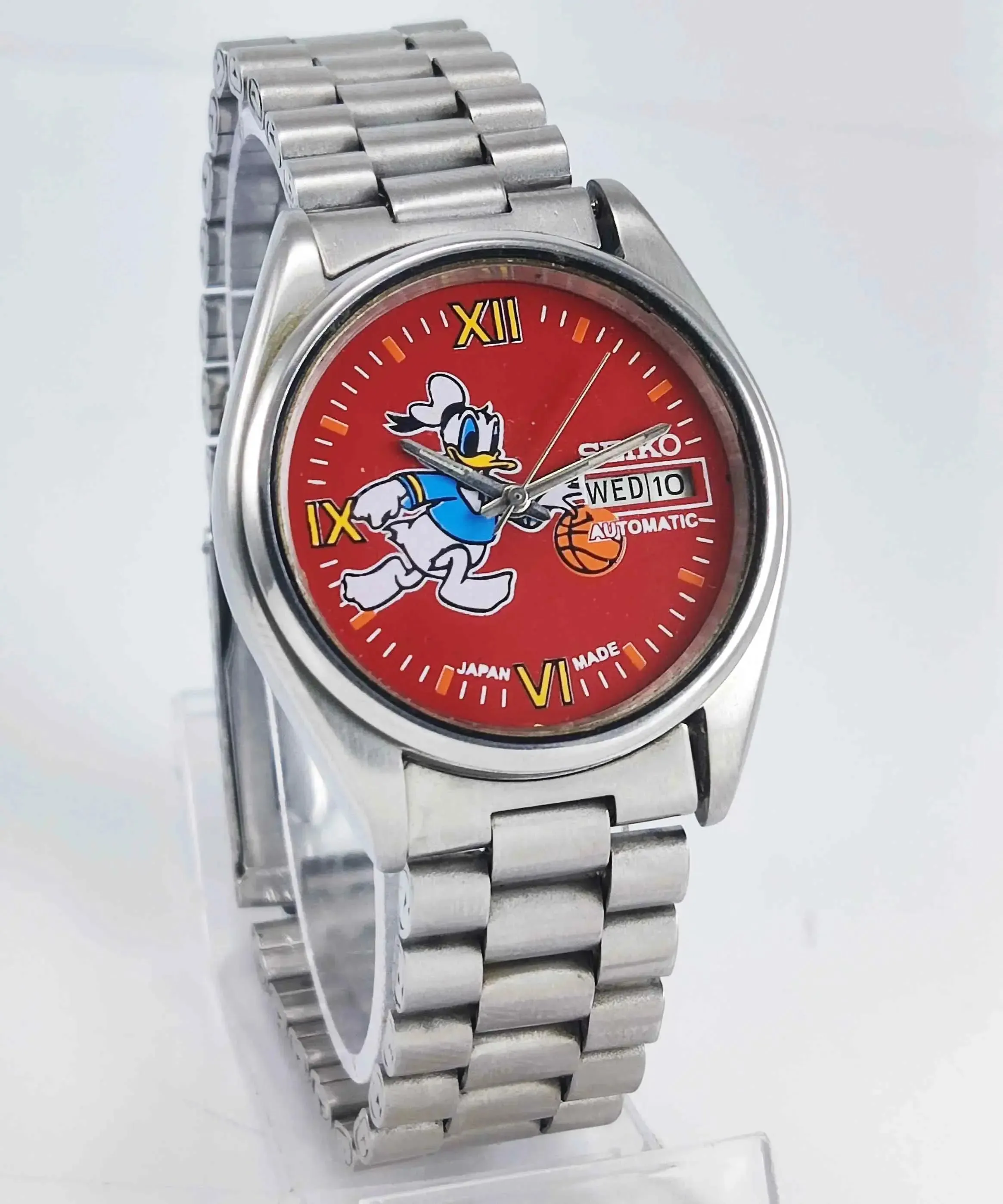 Seiko Automatic 6309A Red Dial 17 Jewels Men's Watch