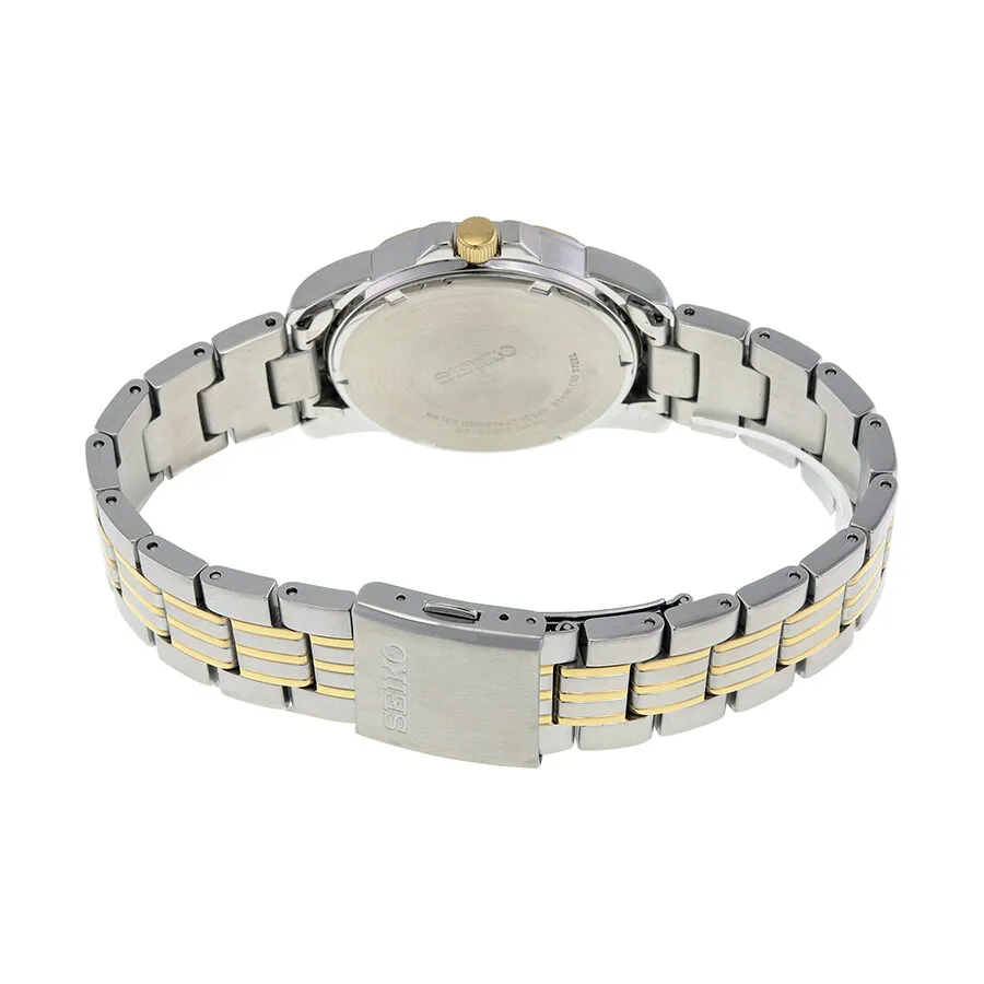Seiko Solar Gray Dial Two-tone Men's Watch SNE098