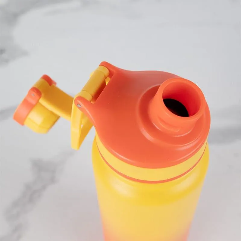 Serene Sip Hot & Cold Thermos Water Bottle (Yellow & Orange) - 800 ML