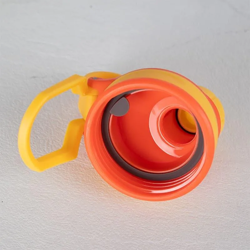 Serene Sip Hot & Cold Thermos Water Bottle (Yellow & Orange) - 800 ML