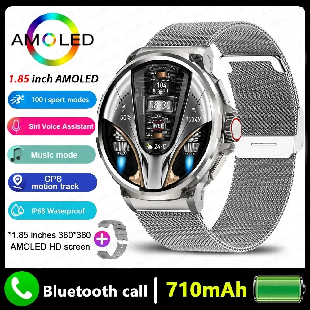 Smart Watch Men 710 mAh Large Battery 400  Dials Fitness Tracker GPS