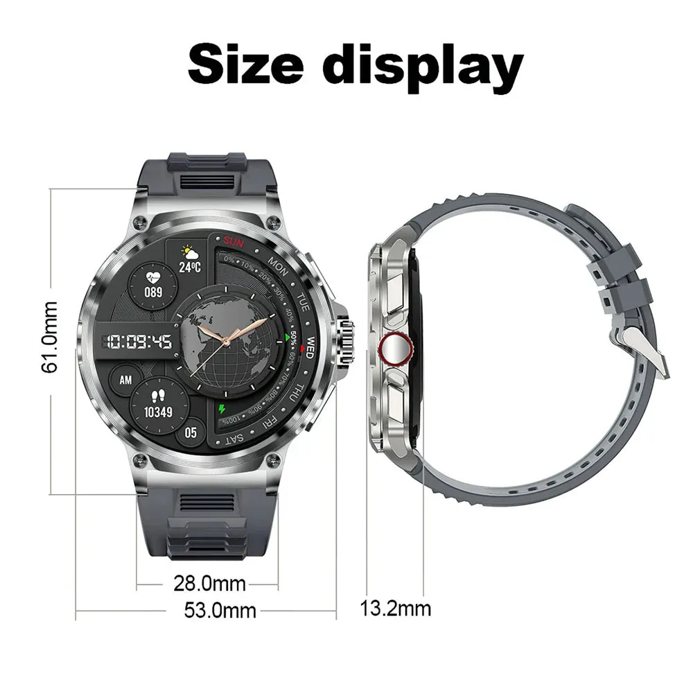 Smart Watch Men 710 mAh Large Battery 400  Dials Fitness Tracker GPS