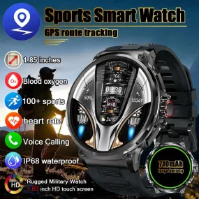 Smart Watch Men 710 mAh Large Battery 400  Dials Fitness Tracker GPS