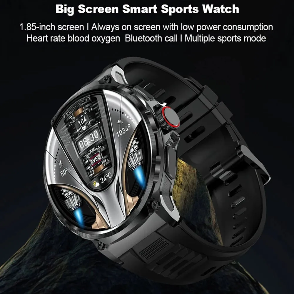 Smart Watch Men 710 mAh Large Battery 400  Dials Fitness Tracker GPS