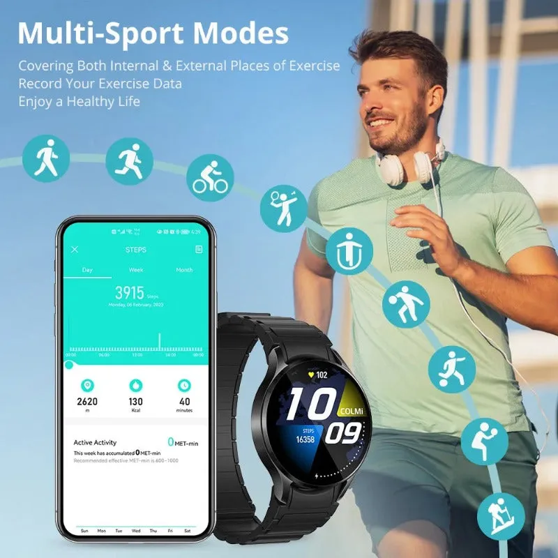 SmartWatch COLMI I28 Ultra AI Smartwatch 1.43" AMOLED HD Display, Built-in DaGPT, Muslim Prayer, Sport Bluetooth Call Smart Watch Men Women