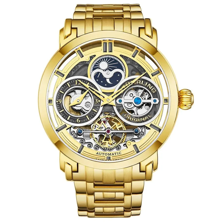 Stuhrling Original Legacy Automatic Gold Dial Men's Watch M13496